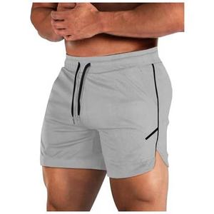 Design Your Own Front Logo Men's Workout Shorts Double <b>Layer</b> Gym Sports Running Eco-Friendly 100% Cotton Quick - Product Image 5