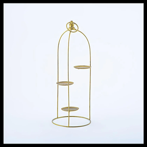 Fabrication OEM de porte-bougie en métal haut de gamme pour un style intérieur haut de gamme, offrant une présence décorative durable et élégante. - Product Image 1