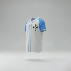 Camisetas de Béisbol de Poliéster 100% con Impresión Digital de Alta Calidad, Transpirables, de Secado Rápido, Cuello en V, Manga Corta, RIVIAN - Product Image 6