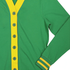Cardigan pour femmes de l'Université KSU, tricoté sur mesure, col en V, logo brodé sur le devant, style sororité, esprit universitaire, hiver, OEM/ODM - Product Image 2