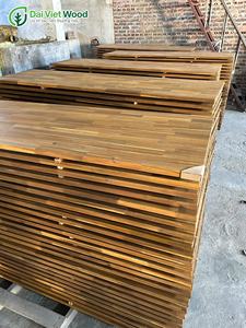 Mesa de madera de acacia contemporánea, Diseño de junta de dedo, acabado de aceite de cera para encimera de cocina - Product Image 2