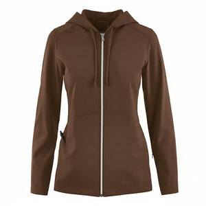 Blouses d'infirmière personnalisées avec logo, blouses médicales à fermeture éclair intégrale pour femmes, uniformes médicaux à capuche, blouses de médecin à manches longues, blouses d'hôpital et de clinique - Product Image 5
