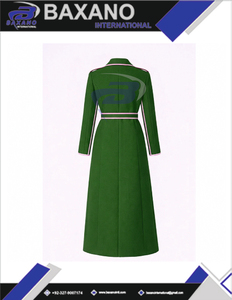 Alfa |   Kapa |   Abrigo de Lana Alpha Sorority de Alta Calidad para Mujer, Gabardina con Cinturón, Abrigo Largo de Lana Estilo Universitario, para Miembros de la Hermandad AKA - Product Image 6