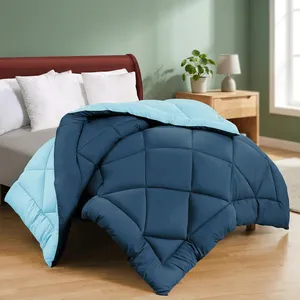 Edredón de Invierno de Microfibra Azul Aqua Premium, Tela de 90 GSM, Ligero, Transpirable, Ecológico, Cálido y Confortable para Dormir - Product Image 6