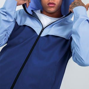 Ensemble veste coupe-vent et pantalon à séchage rapide pour hommes et femmes, OEM ODM, personnalisation de marque, streetwear, vêtements de sport d'extérieur unis - Product Image 2