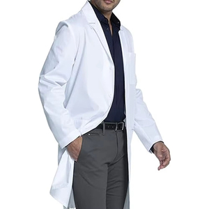 High Quality <b>Long</b> Sleeves Lab <b>Coats</b> OEM Doctor's Overall Medical Scrubs Nursing Uniforms Hospital Nursing Staff Lab <b>Coat</b> - Product Image 4