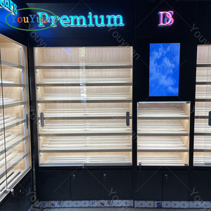 Fournitures de magasins de fumée en Chine Armoire à cigares éclairée par LED en gros pour magasin de cigares et vin - Product Image 2