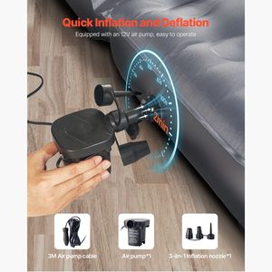 Colchón de Aire Portátil y Resistente para Auto, Cama de Viaje de Oxford Engrosado con Cómodo Colchón Inflable para Dormir, Ideal para Camping - Product Image 5