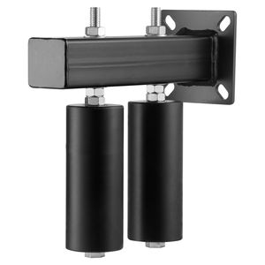 Kit Universale per Cancello Scorrevole in Acciaio Resistente (6FT) con Staffa a T e Rulli (Nero) - Product Image 1