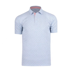 Camiseta de Golf para Hombre al por Mayor, con Logotipo Frontal, Tejido de Punto Sólido, Secado Rápido, 100% Algodón - Product Image 6