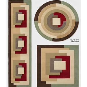 Contemporary Abstract Geometric Woolen Carpet Modern Hand Tufted Multicolor Area Rug Luxury Living Room Bedroom Floor Decoration - Product Image 6
