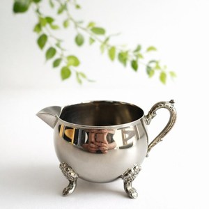 หม้อตีครีมนมโลหะแบบพกพาพร้อมพวยกาเท้าบีบแบบเรียบ - Product Image 3