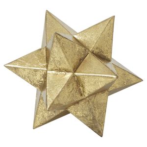 Antique Brass Star Centerpiece Decorative <b>Ornament</b> Perfect For <b>Dining</b> <b>Table</b> Styling And Festive Presentation - Product Image 1
