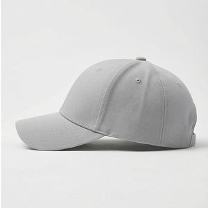 Light Grey Square Logo Baseball Caps Chic Clothing <b>Hat</b> Fit Fashion Hot High-Quality Choice Cotton Airy Female Leisure <b>Summer</b> - Product Image 3