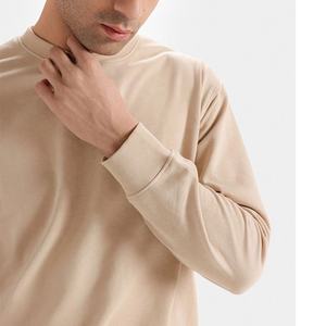 2025 bonne qualité unisexe sweats en vrac blanc sweats à capuche en gros col rond pull personnalisé à manches longues hommes hauts - Product Image 2