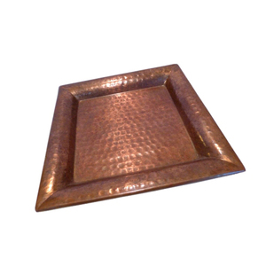 High Quality Manufacturer Metal Pure Copper <b>Tray</b> Hammered <b>Round</b> Shaped Copper <b>Tray</b> Home Hotel <b>Serving</b> <b>Tray</b> - Product Image 5