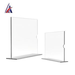 Soporte de acrílico en T doble cara A5 para menús de mesa, exhibidor de folletos, el más vendido en Malasia, directo de fábrica B2B - Product Image 5