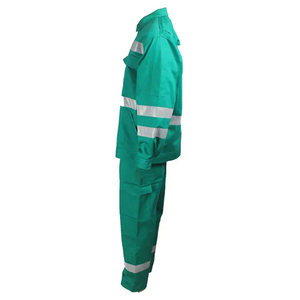 Combinaison de travail personnalisée en polyester respirant pour hommes, uniforme d'entreprise de sécurité, réfléchissante, imperméable et anti-vapeur - Product Image 3