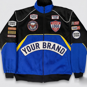 Chaqueta de Carreras Profesional Unisex al por Mayor, Ropa de Carreras para Práctica, Impermeable, Transpirable, Resistente al Viento, Estampada - Product Image 4
