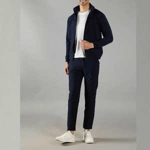 ชุดวอร์มสีกรมท่าอ่อน ชุดฝึกซ้อม รับทำโลโก้ ชุดกีฬาฟุตบอล ชุดทีม โรงงานผลิตแบบ OEM ODM - Product Image 1