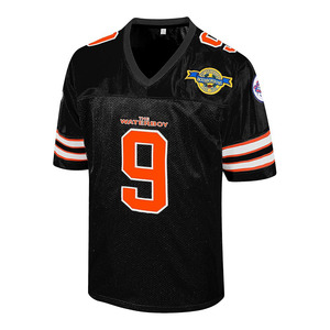 Bobby Boucher # 9 The Waterboy Adam Sandler Movie Mud Dogs Bourbon Bowl Football Jersey - Product Image 1