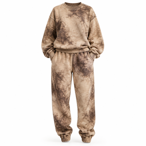 Custom Solid Embroidered Rhinestone Lace Vintage Winter Hip Hop <b>Zip</b>-<b>Up</b> <b>Crop</b> Hoodie Sweatpants Tracksuit - Product Image 3