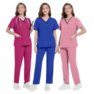 Tenues de travail pour femmes, uniformes de soins infirmiers, accessoires de beauté, vêtements de travail aux couleurs vives - Product Image 3