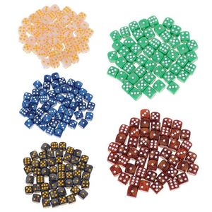 Dado D6 de resina hecha a mano con patrón de resina, ecológico, portátil, de 6 caras, con esquinas redondeadas, estándar, para el juego Yahtzee - Product Image 1