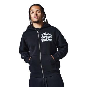 Ensemble de survêtement personnalisé pour homme avec impression en relief, pantalon de jogging respirant et léger en molleton 100 % coton écologique coupe-vent - Product Image 4