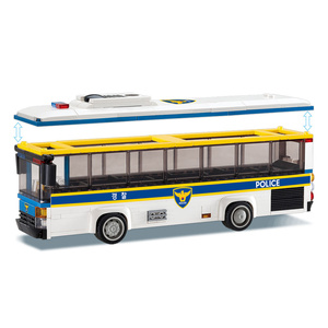 Bus de police urbain OXFORD TOWN POLICE, blocs de construction en plastique, 320 pièces, véhicule de transport de sécurité publique, jouets en ABS - Product Image 2