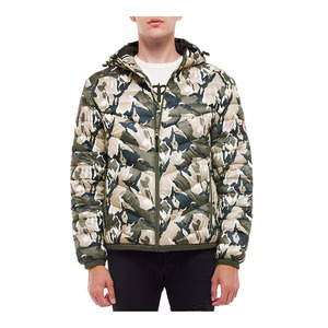 Veste d'hiver épaisse pour homme, style sport, col montant zippé, matelassée, pour l'extérieur, décontractée et chaude - Product Image 6