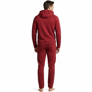 Mens Casual Tracksuit Set <b>Zip</b> <b>Up</b> Hoodie Jogger Pants Streetwear Cotton Tracksuit OEM ODM - Product Image 2