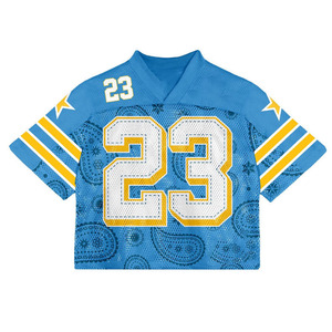 Maillot de football américain pour hommes de haute qualité, logo personnalisé, vêtements de sport d'équipe, uniforme de football respirant - Product Image 4