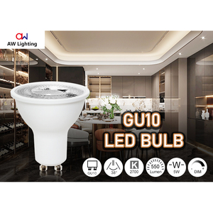 GU10 LED สปอตไลท์ 5W หรี่แสงได้ 38 องศา ลำแสงมุมกว้าง AC 120V 230V หลอดไฟตกแต่งภายในสำหรับใช้ในบ้านสำนักงาน - Product Image 6