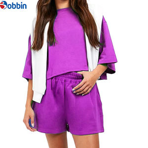 Conjunto Deportivo de Verano Estilo Hip Hop para Mujer, Ecológico, de Secado Rápido, Transpirable, con Franjas Laterales, Camiseta Corta Casual hasta la Rodilla, Estilo Vintage - Product Image 2