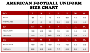 Colección 2025, conjunto de uniformes de fútbol americano personalizados para jóvenes adultos de talla grande, mangas cortas, transpirables para deportes de otoño - Product Image 4