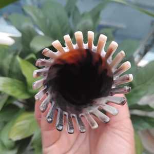 Handmade <b>Bunny</b> Ear Comb from natural buffalo horn: Natural Massage <b>Accessory</b>, Meaningful Gift for Her, Scalp massage comb - Product Image 3