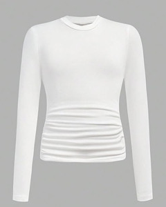 Sweat à capuche d'hiver pour femme, coupe ajustée, extensible, col rond, logo frontal, manches longues, décontracté, séchage rapide, respirant, couleur personnalisable - Product Image 3
