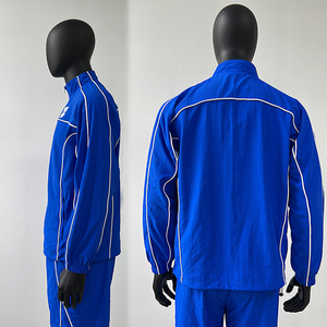 Veste personnalisée à fermeture éclair, coupe-vent réfléchissant en nylon, coupe-vent léger en polyester, veste coupe-vent pour l'extérieur - Product Image 3
