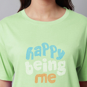 Camisetas de Mujer de Estilo Único a Bajo Precio, Poliéster/Algodón, Cantidad al por Mayor, Transpirables y Cómodas, de Manga Corta - Product Image 6