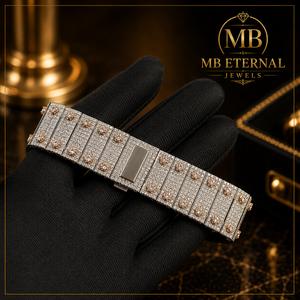 Reloj de Cuarzo Cuadrado con Incrustaciones de Diamantes Automático de Lujo MB ETERNAL de 41 mm con Cristal de Zafiro, Números Romanos, Analógico, para Uso Diario, Unisex - Product Image 4