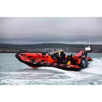 Bateau de sauvetage professionnel certifié CE, 8,6 m, équipé de deux moteurs de 300 CV pour une utilisation d'urgence