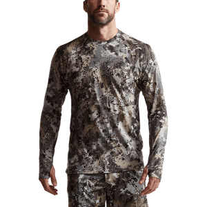 Men's Camouflage Hunting Baselayer Long Sleeve Moisture Wicking <b>Thermal</b> <b>Top</b> Quick Dry Breathable Digital Camo Performance Shirt - Product Image 2
