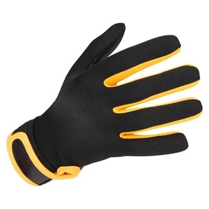 Guantes de Fútbol Gaélico GAA con Logotipo Personalizado, de Látex, Ligeros, Antideslizantes, con Cierre de Gancho y Bucle Ajustable, Totalmente Negros, sin Correa, Deportivos - Product Image 4