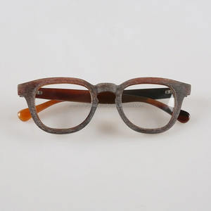Montures optiques en corne de buffle naturelle, lunettes artisanales - Product Image 1