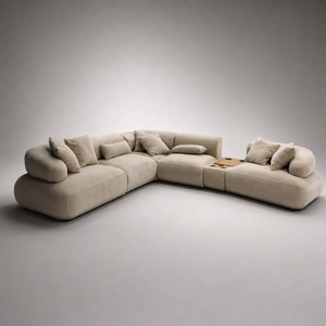 Ensemble de canapés modulaires en tissu Sergio élégant, luxe moderne pour la maison, l'appartement, l'hôtel, l'hôtellerie - Product Image 6