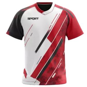 เสื้อยืดกีฬาถักนิตติ้งโพลีเอสเตอร์ 100% แบบสั่งทำพิเศษ ระบายอากาศได้ดี แห้งเร็ว เป็นมิตรกับสิ่งแวดล้อม ป้องกันรังสียูวี แขนสั้น ทรงปกติ คอเสื้อแบบมาตรฐาน สำหรับผู้ชาย OEM - Product Image 4
