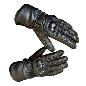 Best Price Quality Leather Motocross Racing Gloves Breathable Waterproof <b>Hook</b> Loop Closure Motorbike Riding Sports Casual Use - Product Image 5