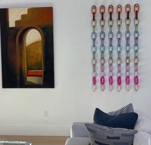 Chaînes en résine multicolores de qualité supérieure, maillons en acrylique, pièces décoratives, accessoires de présentation de table, accessoires de design d'intérieur, vente en gros de luxe - Product Image 5