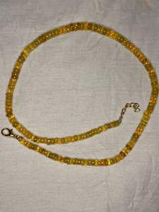 Collier de perles en opale d'Éthiopie 100% naturelle, pierres rondes, couleur comme sur l'image - Product Image 4